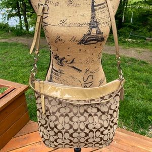 Coach Signature Soho Jacquard Hobo Bag